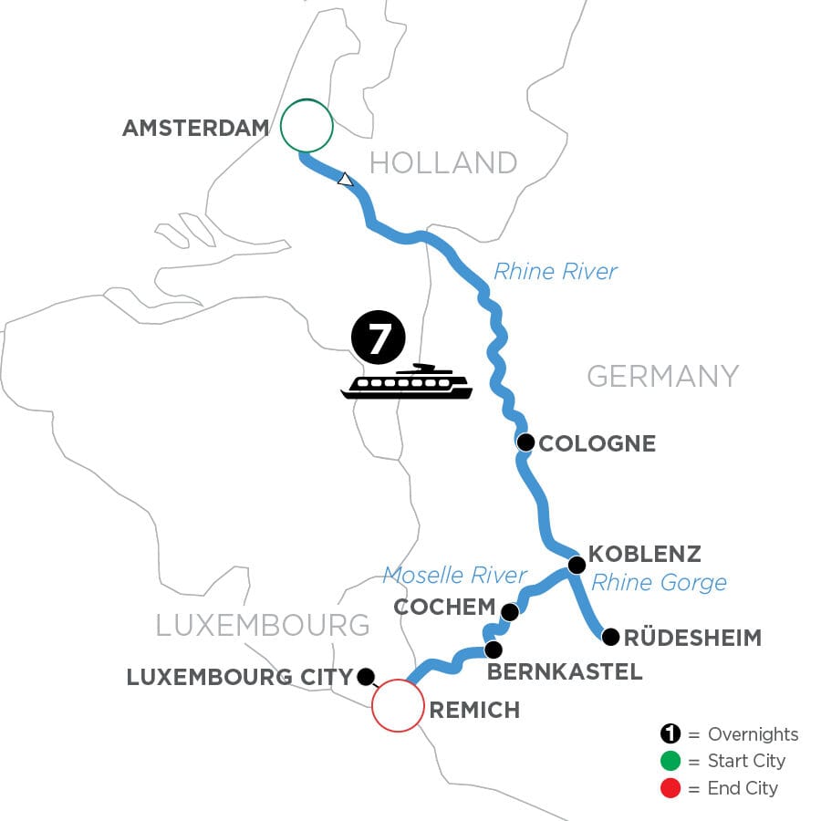 The Rhine & Moselle: Canals, Vineyards & Castles