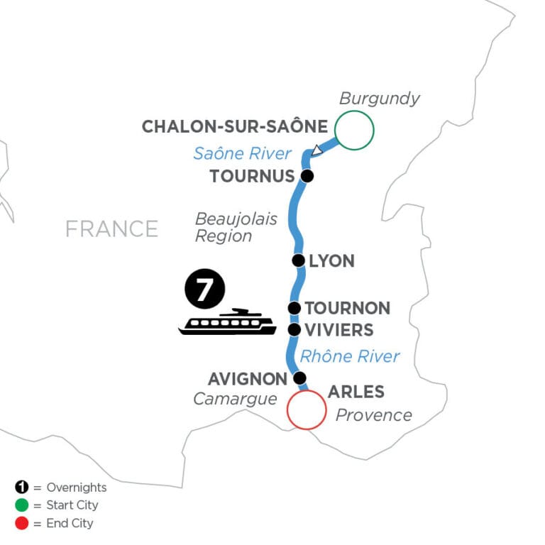 Burgundy & Provence (Southbound)