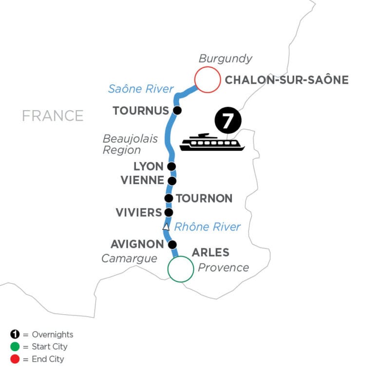 Burgundy & Provence (Northbound)